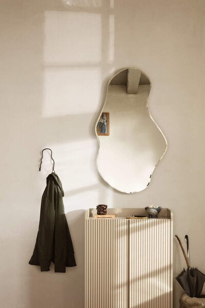 Ferm Living Dvojháčik Curvature Double Hook, black brass