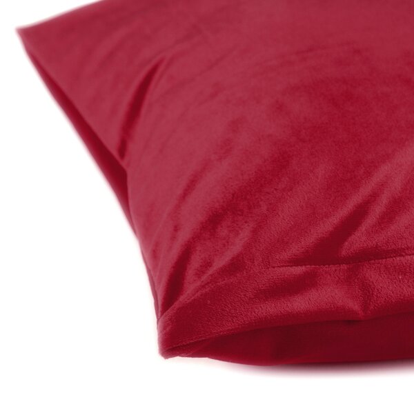 Biante Zamatová obliečka na vankúš Velvet Prémium SVP-049 Jahodovo červená 30 x 50 cm