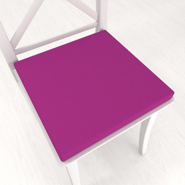Biante Štvorcový podsedák Rongo RG-092 Purpurový - 38x38x3 cm
