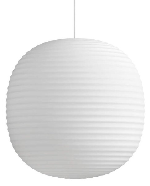 New Works Závesné svietidlo Lantern Pendant, Large, Frosted White Opal Glass 20630