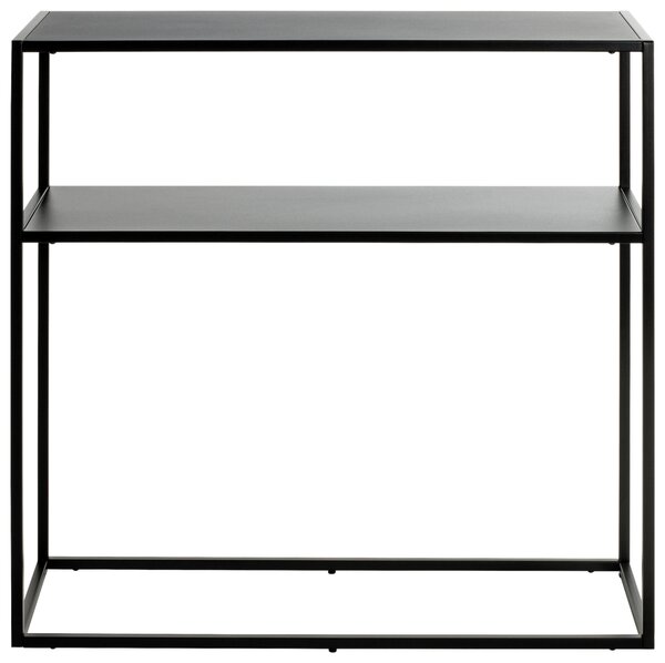 KONZOLOVÝ STOLÍK, čierna, kov, 80/30/80 cm - Online Only obývacie izby, Online Only