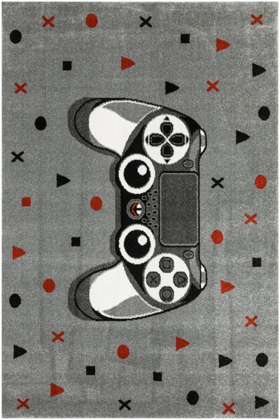 Koberec Lima G928C Gamepad svetlosivý / tmavosivý