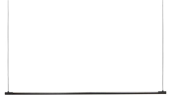 LOOM DESIGN LED závesné svietidlo Straw 150, čierne, hliník, Čierna, Obývacia izba / jedáleň, Hliník, Moderný, Závesné svietidlo