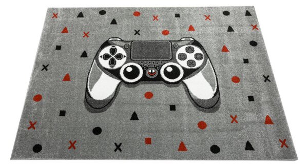 Koberec Lima G928C Gamepad svetlosivý / tmavosivý