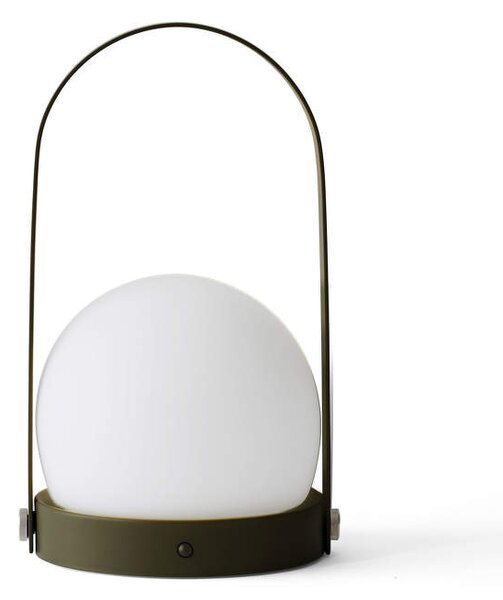 Audo Copenhagen Prenosná LED lampa Carrie, olive 71052