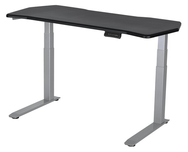 Výškovo nastaviteľný stôl Liftor 3segmentové nohy premium C šedé