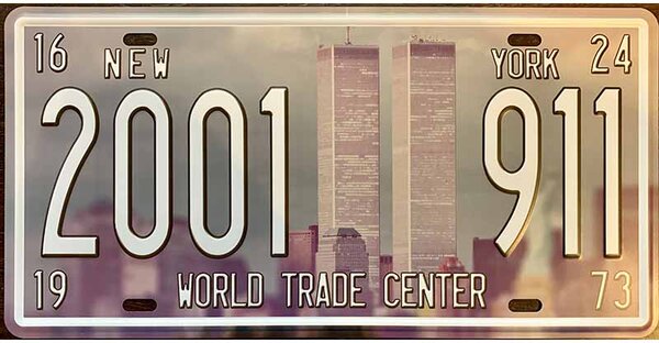 Retro Cedule Ceduľa World Trade Center