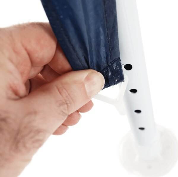 KONDELA Záhradný altánok 3x3 m, modrá, GOTAN