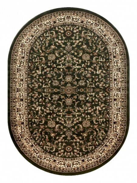 Kusový koberec Royal zelený ovál 100x180cm