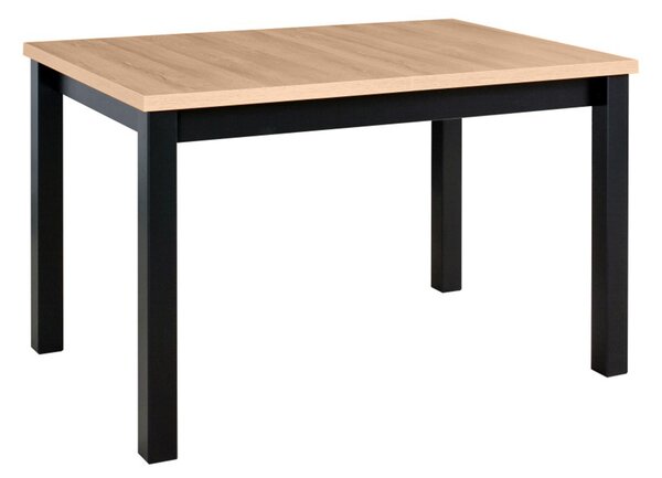 Rozkladací jedálenský stôl Mixi 5 120-150x80 - sonoma / čierna