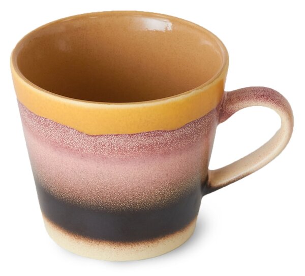 Kameninový hrnček na cappuccino 70's Sunset 300 ml