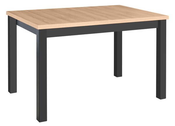 Rozkladací jedálenský stôl Mixi 5 120-150x80 - sonoma / grafit