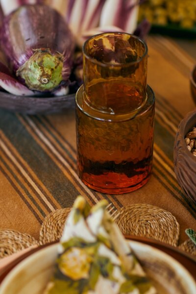 Karafa Tube Amber 800 ml