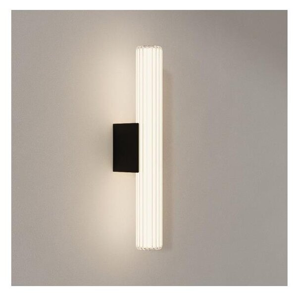LED Kúpeľňové osvetlenie zrkadla LINEA LED/8W/230V 3000/4000/6000K IP44 45 cm čierne