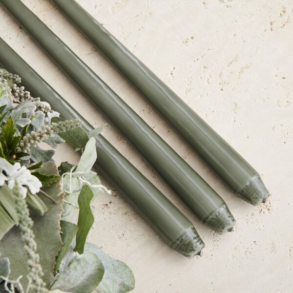 Sviečka Taper 32 cm – 70 Green Soil Set 2 ks