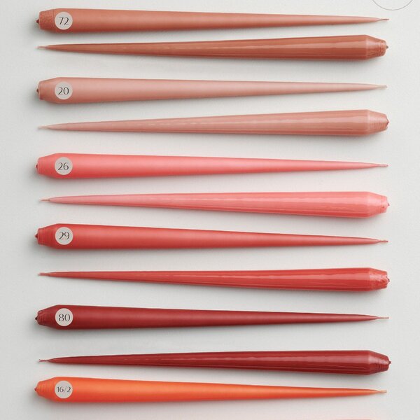 Sviečka Taper 32 cm – 72 Terra Cotta – set 2 ks