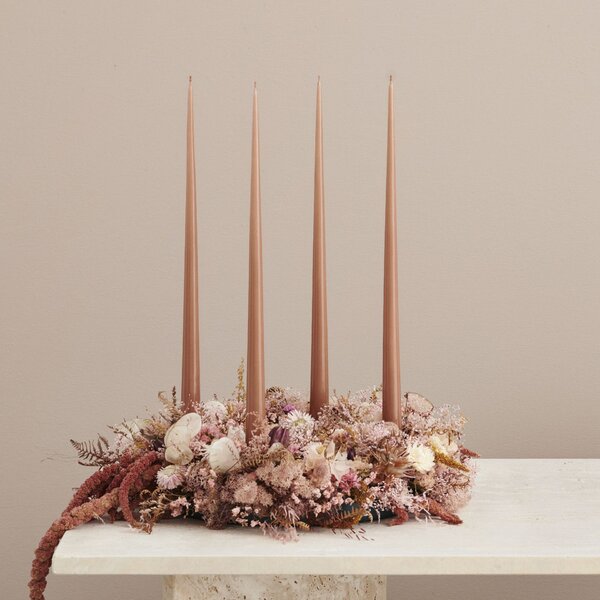Sviečka Taper 32 cm – 72 Terra Cotta – set 2 ks