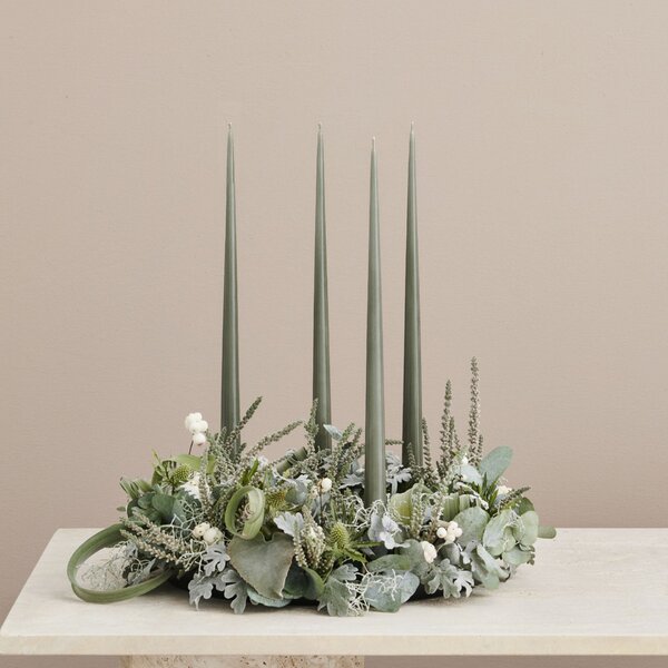Sviečka Taper 32 cm – 70 Green Soil Set 2 ks