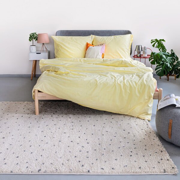 Čierny/krémový koberec 120x180 cm Dottie Black – Universal