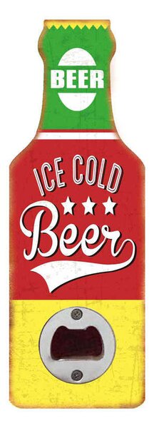 Ceduľa Otvárač na fľaše Ice Cold Beer 20x7x1 cm