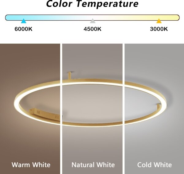 Immax NEO 07290-120G-LED+CCT stmievateľné stropné svietidlo FINO 72W/230V Tuya pr. 120 cm+DO