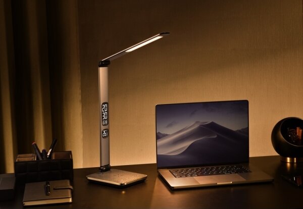 Immax 09105L - LED+CCT stmievateľná stolná lampa s bezdrôtovým nabíjaním Qi IDEAL 8,5W/230V