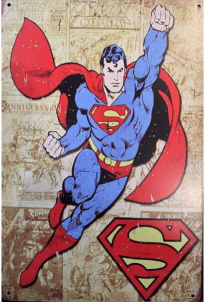 Retro Cedule Ceduľa Superman 2
