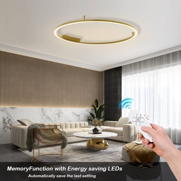 Immax NEO 07290-120G-LED+CCT stmievateľné stropné svietidlo FINO 72W/230V Tuya pr. 120 cm+DO
