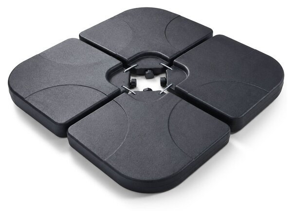 Ak furniture Podstavec pod slnečník UB50 čierny