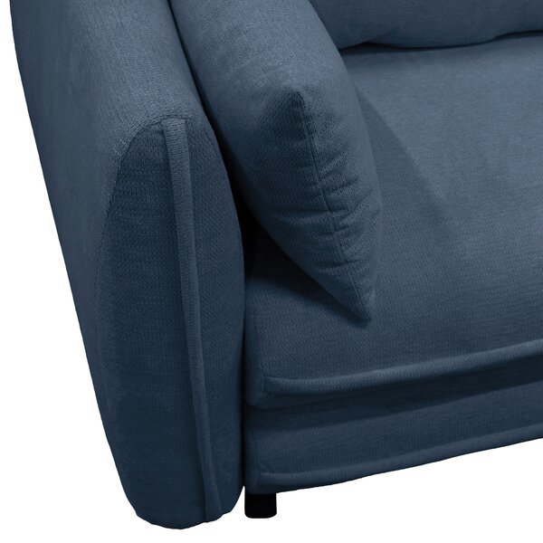 ROHOVÁ SEDAČKA, textil, tmavomodrá MID.YOU - Sedačky, Online Only