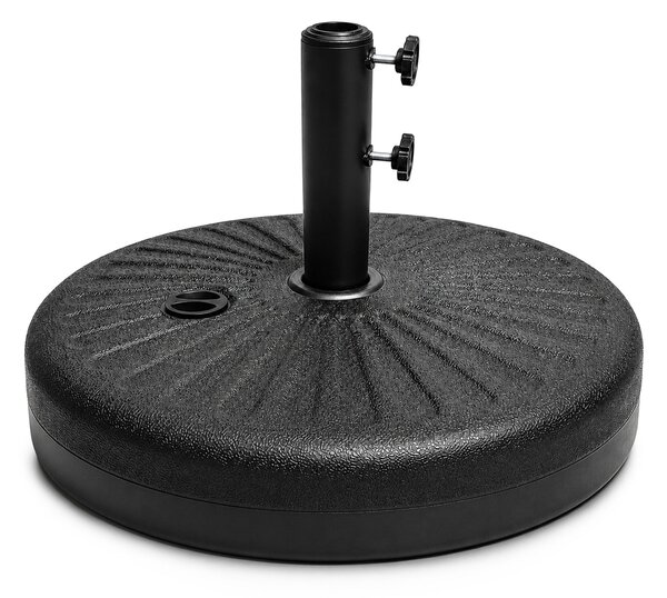 Ak furniture Podstavec pod slnečník UB51 čierny