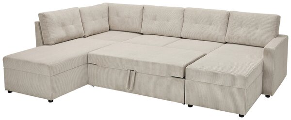 SEDACIA SÚPRAVA, textil, prírodná farba Carryhome - Sedačky