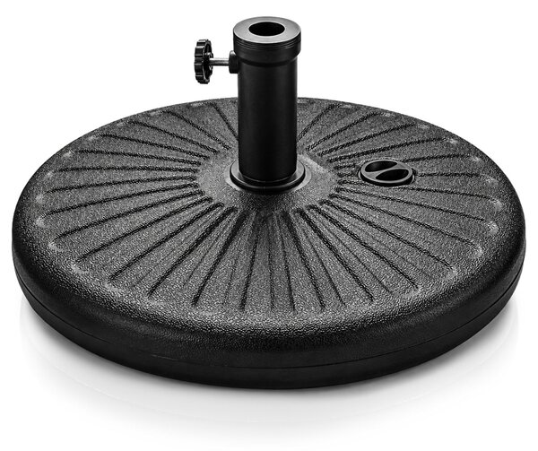 Ak furniture Podstavec pod slnečník UB55 čierny