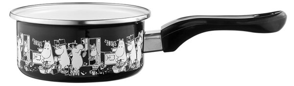 Muurla Kastról Moomins in the Kitchen 1l, čierno-biely