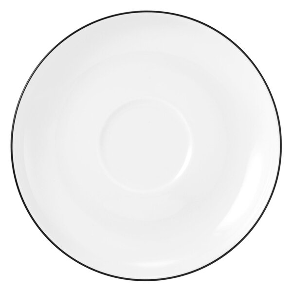 TANIERIK POD ŠÁLKU Lido Black Line 15 cm Seltmann Weiden - Hrnčeky & šálky