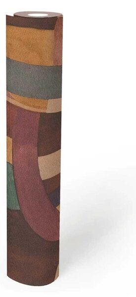 A.S. Création | Vliesová tapeta na stenu Anna d´Andrea 78214-1 | 0,53 x 10,05 m | viacfarebná, hnedá, fialová, okrová