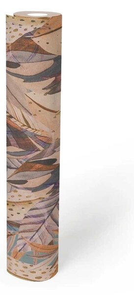 A.S. Création | Vliesová tapeta na stenu Anna d´Andrea 78220-2 | 0,53 x 10,05 m | viacfarebná, marhuľová, ružová, modrá, fialová, hnedá