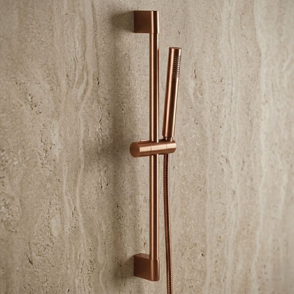 Rea Rea, sprchový stĺp na ručnú sprchu 70cm, model 01, medená matná, REA-P9510