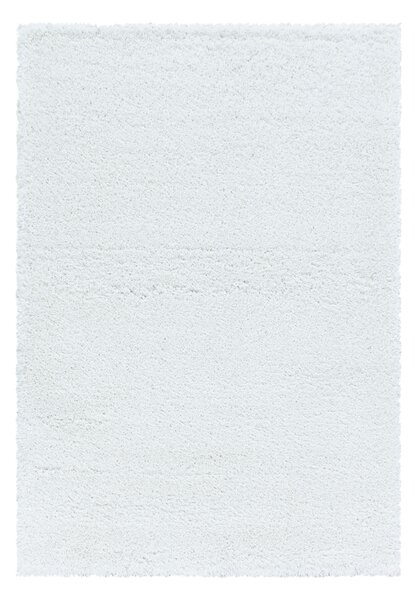 Ayyildiz Kusový koberec FLUFFY 3500, Biela Rozmer koberca: 60 x 110 cm