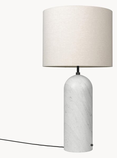 Stmievateľná stojacia lampa's mramorovým podstavcom Gravity, V 120 cm