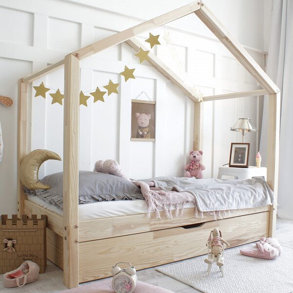 Raj posteli Detská posteľ HouseBed KLÁRA Plus (výber farieb)