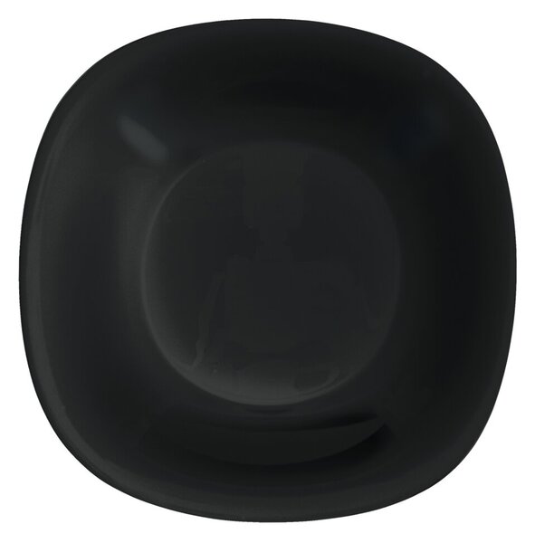 Hlboký tanier LUNA black 21,5x21,5 cm