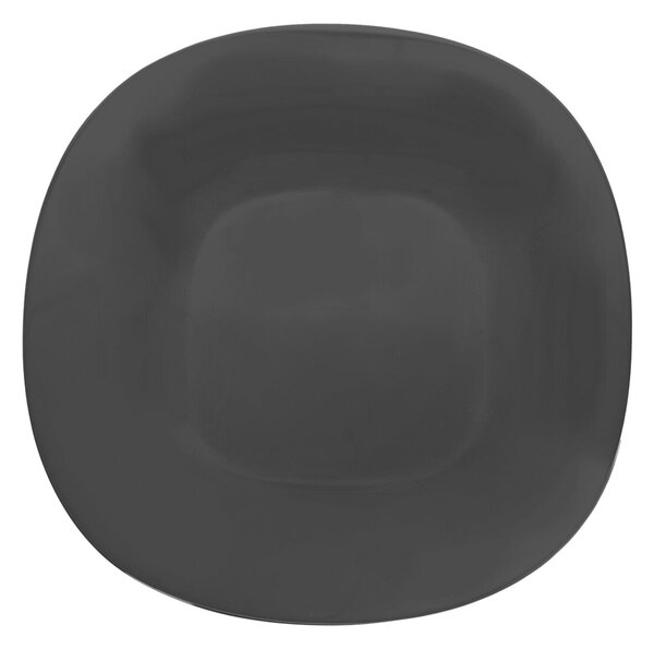 Plytký tanier LUNA black 26x26 cm