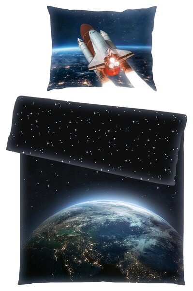 DETSKÉ OBLIEČKY NASA 140/200 cm - Online Only bytové doplnky, Online Only