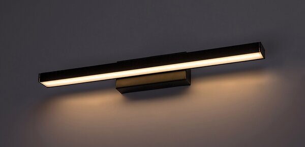 Rabalux 5732 LED nástenné kúpeľňové svietidlo John 1x12W | 930lm | 3000K | IP44 - čierna