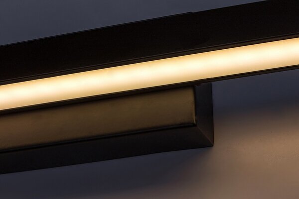 Rabalux 5732 LED nástenné kúpeľňové svietidlo John 1x12W | 930lm | 3000K | IP44 - čierna