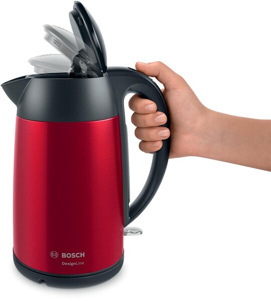 Bosch TWK 3P424 - Rýchlovarná kanvica DesignLine červená