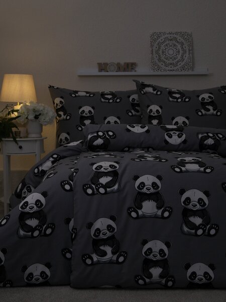 Bavlnené obliečky Renforcé - Panda