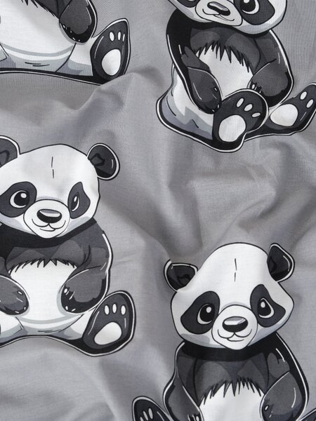 Bavlnená obliečka na vankúš Renforcé 40 * 40 cm - Panda