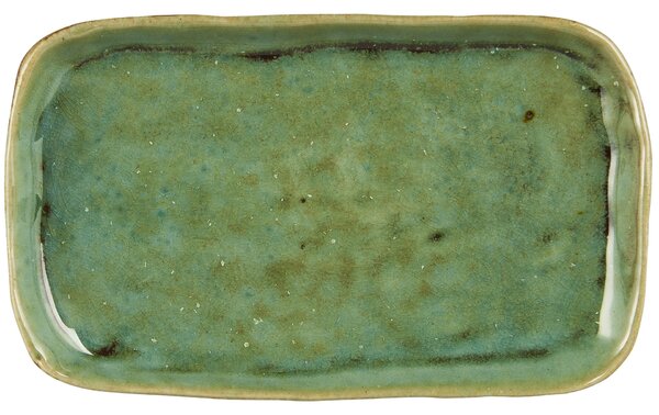 Kameninová tácka Ocean Green Oblong